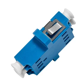 LC to LC Duplex Single Mode SC Type Adapter with Flange, UPC