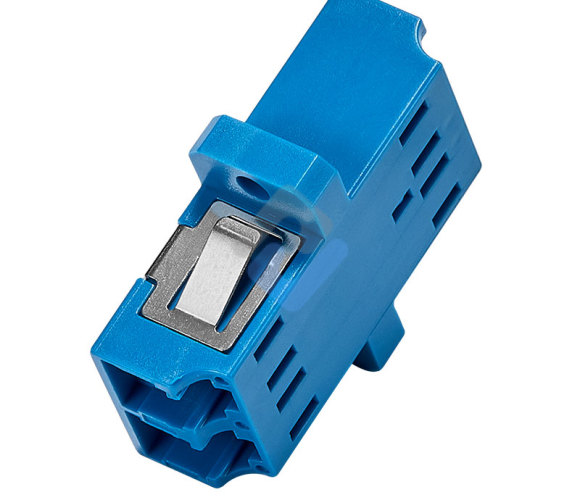 LC to LC Duplex Single Mode SC Type Adapter with Flange, UPC