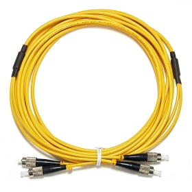 FC a FC APC Duplex OS2 Cable de conexión de fibra de PVC de 2,0 mm, 2 m
