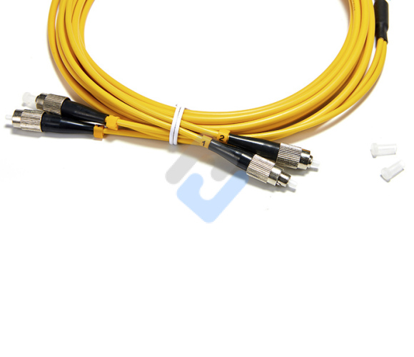 FC to FC APC Duplex OS2 2.0mm PVC Fiber Patch Cable