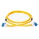 Câble de dérivation intérieur LC / SC / FC / ST / LSH OS2 personnalisé, 4 fibres