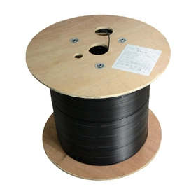 Singlemode 9/125 OS2, Metal Strength Member, LSZH Self-supporting FTTH Drop Cable GJYXCH, 1 Fiber