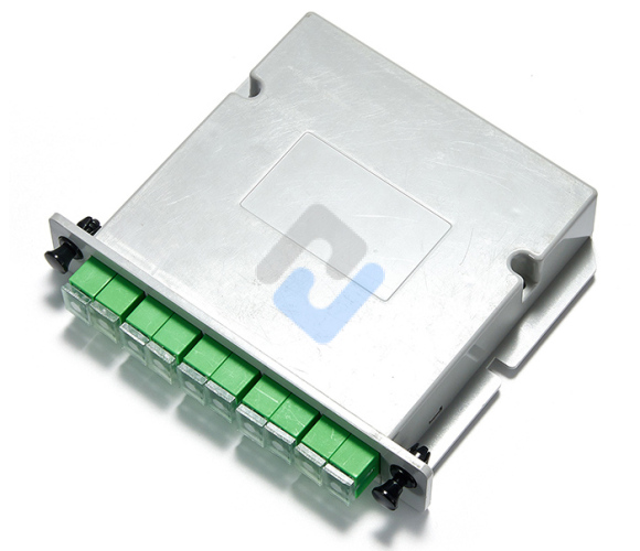 1x4 PLC Fiber Splitter, Standard LGX Cassette, SC/APC, Singlemode