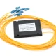1x8 PLC Fiber Splitter, Splice/Pigtailed ABS Module, 900μm, LC/UPC, Singlemode