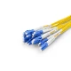 Customized 24-144 Fibers Senko MPO-24 OS2 Single Mode Elite Breakout Cable, Yellow