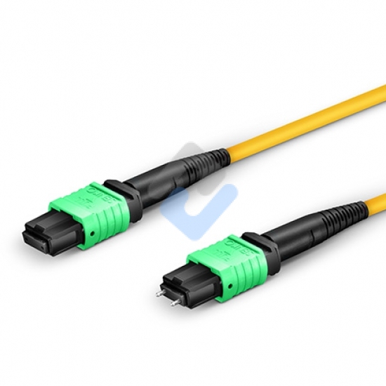 Customized 24-144 Fibers Senko MPO-24 OS2 Single Mode Elite Breakout Cable, Yellow