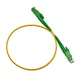 LC至LC APC Simplex OS2 2.0mm PVC光纤跳线，1m