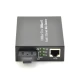 Convertisseur de média Ethernet gigabit non gigabit autonome, 1x 10 / 100/1000BASE-T RJ45 à 1X 1000BASE-X SC, double fibre, 1310nm 20km