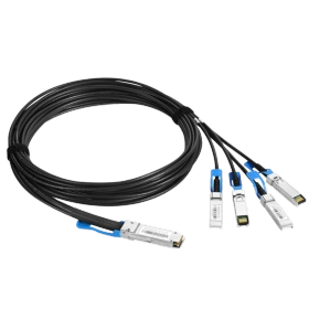 Cable de conexión directa pasiva de 0,5 m (2 pies) 40G QSFP + a 4x10G SFP +, compatible con Cisco