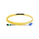 MTP hembra a LC, OS2 OFNP tipo B, cable de ruptura Elite de 8 fibras, 1 m