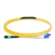 MTP Femelle vers LC, OS2 OFNP Type B, 8 Fibres Elite Breakout Cable, 1m