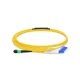 MTP hembra a LC, OS2 OFNP tipo A, cable de ruptura Elite de 12 fibras, 2 m