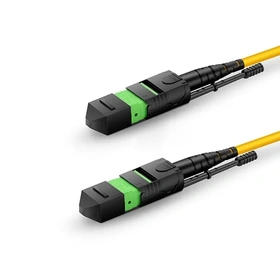 MTP Femelle vers LC, OS2 LSZH Type A, Câble Breakout Elite HD 12 Fibres, 1 m