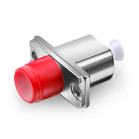 FC to LC Hybrid Simplex Metal Fiber Optic Adapter/Mating Sleeve, Female to Female