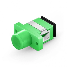 FC/APC to SC/APC Hybrid Simplex Single Mode Plastic Fiber Optic Adapter/Mating Sleeve, Female to Female