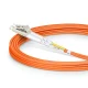 LC至LC UPC双工OM2 2.0mm PVC光纤跳线，1m