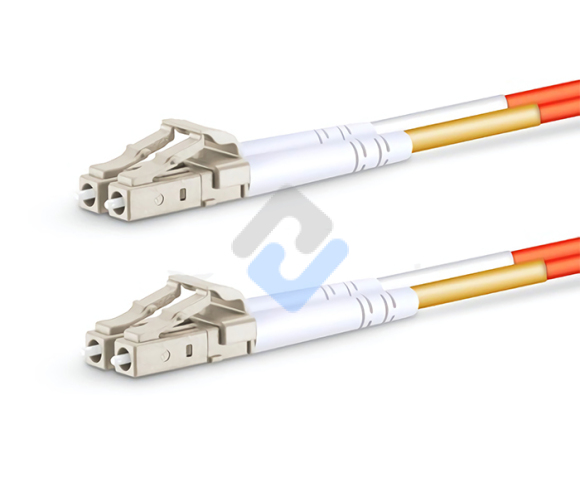 LC至LC UPC双工OM2 2.0mm PVC光纤跳线，1m