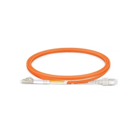 LC a SC UPC Duplex OM2 Cable de conexión de fibra de PVC de 2,0 mm, 1 m