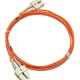 SC to SC UPC Duplex OM1 2.0mm PVC Fiber Patch Cable, 1m