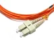 SC à SC UPC Duplex OM1 Câble de raccordement fibre PVC 2,0 mm, 1 m