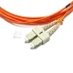 Cable de conexión de fibra de PVC SC a SC UPC Duplex OM1 de 2.0 mm, 1 m