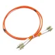 LC至LC UPC单工OM1 2.0mm PVC光纤跳线，1m