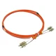 LC a LC UPC Simplex OM1 Cable de conexión de fibra de PVC de 2,0 mm, 1 m