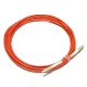 LC a LC UPC Simplex OM1 Cable de conexión de fibra de PVC de 2,0 mm, 1 m