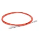 SC至SC UPC Simplex OM1 2.0mm PVC光纤跳线，1m
