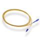 LC to SC UPC Simplex OS2 2.0mm PVC Fiber Patch Cable, 1m
