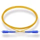 SC至SC UPC Simplex OS2 2.0mm PVC光纤跳线，1m