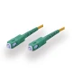 SC至SC APC Simplex OS2 2.0mm PVC光纤跳线，1m