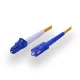 LC to SC UPC Simplex OS2 2.0mm LSZH Fiber Patch Cable, 1m
