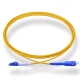LC to SC UPC Simplex OS2 2.0mm LSZH Fiber Patch Cable, 1m