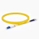 LC至ST UPC Duplex OS2 2.0mm PVC光纤跳线，1m