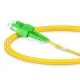SC to SC APC Duplex OS2 2.0mm PVC Fiber Patch Cable, 1m