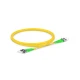 ST to ST APC Duplex OS2 2.0mm PVC Fiber Patch Cable, 1m