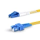 LC至SC UPC Duplex OS2 2.0mm OFNP光纤跳线，1m