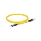 ST to ST UPC Duplex OS2 2.0mm PVC Fiber Patch Cable, 1m