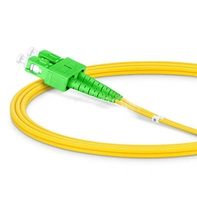 SC to SC APC Duplex OS2 3.0mm PVC Fiber Patch Cable, 7m