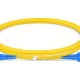 SC to SC UPC Duplex OS2 3.0mm PVC Fiber Patch Cable, 15m