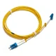 Grade B LC à LC UPC Duplex Typ. Câble BIF PVC IL OS2 0,12 dB, 1 m