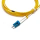 Grade B LC to LC UPC Duplex Typ. 0.12dB IL OS2 PVC BIF Cable, 1m