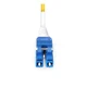 Customized LC Uniboot Duplex 0.2dB IL BIF Patch Cable, OS2