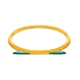 LC to LC APC Simplex OS2 2.0mm PVC BIF Patch Cable, 1m