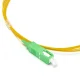 SC APC Simplex OS2 PVC 0.9mm尾纤，1m