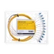 LC UPC 12纤维OS2束PVC 0.9mm尾纤，1.5m
