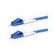 LC to LC UPC Duplex OS2 Armored PVC Fiber Patch Cable, 1m