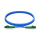 LC to LC APC Duplex OS2 Armored PVC Fiber Patch Cable, 1m