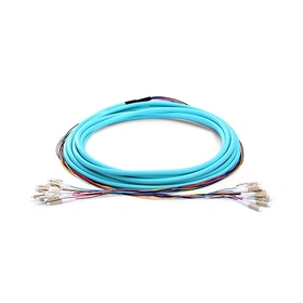 Customized 4 Fibers OM4 Multimode LC/SC/FC/ST/LSH Indoor Tight-Buffered Multi-Fiber Breakout Cable